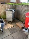 clear area of unwanted items Please attend the site and remove any items that should not be within the bin store area, including the items shown in the attached picture and any other items left on the floor.

Please also carry out a gentle sweep of the area once cleared.

On completion, please send MULTIPLE before and after photographs clearly showing the area for confirmation SL3 - removed for £71
