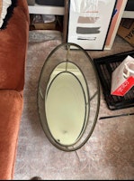 Coffee table and chair collected by The Mess Man ltd