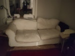 3 seater sofa 3 seater sofa access through sash window ground floor front BN1 - removed for £99