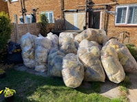Loft insulation collected by The Mess Man ltd