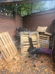 Wood planks, broken chairs wood planks, broken chairs, cardboard boxes BR1 - removed for £130