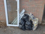 rubble,metal,paper rubble,upvc door,metal,rubble RG41 - removed for £117