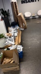 Cardboard/office stuff Our lift is out of service but we are only on the first floor. Can load outside of the building. N1 - removed for £234
