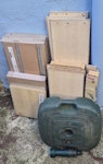 ikea spares pedestal chipboard Chipboard shelving unit, broken down, parasol base, Ikea kallax inserts (unopened, 2 cupboard, 3 drawers) Roughly a car boot load. BN2 - removed for £57