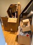 Packing and removal rubbish General waste from house move SW4 - removed for £214