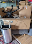 office chair + misc waste Office chair, cardboard, plastic and metal BS37 - removed for £70
