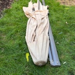 Double mattress and a parasol Double mattress (190cm x 134cm x 20cm) that’s years old so can’t be recycled. And a broken parasol (240cm x 45cm). BN1 - removed for £104