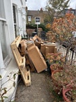 Wooden pallet & other waste Wooden pallet,boxes and other solar installation waste W12 - removed for £100