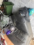 - Old household items - End of corner sofa
- Old white broken shoe rack/cupboard (with drawers)
- Old white chest of drawers
- Garden table
- Garden metal chairs x 4
- Garden metal seat x 2 BR5 - removed for £147