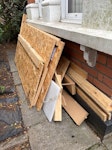 Dismantled crate Dismantled crate that was used to deliver sideboard in N8 - removed for £94