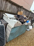 3 BEDS, WOOD, BAGS, METAL 3 BEDS, WOOD, BAGS, METAL - 3 X SINGLE BED BASES, 3 X SINGLE MATTRESSES, OLD BROKEN WARDROBE, ODD DEBRIS, AND RUBBISH BH23 - removed for £306
