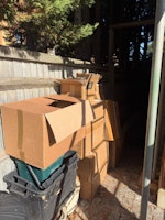 Solar install waste collected by Riff Raff Rubbish