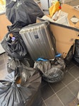 Household Rubbish Disposal Disposal of Cardboard boxes & Household Rubbish 12 black bin bags and an empty cabin suitcase. See image E17 - removed for £82