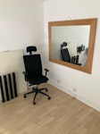 desk and an office chair great office chair and a beautiful black and white desk ready for you! WC1N - removed for £65