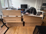 16 cardboard boxes + packaging 8 flat tabletop boxes + another 8 boxes
+ packaging foam EC1V - removed for £130