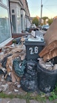 Waste from renovating bathroom Bath, toilet, sink, bags of rubble, plasterboard and wood B29 - removed for £195