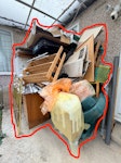 Household clearance Household furniture & clearance, cartons, and a greenhouse. RM5 - removed for £400