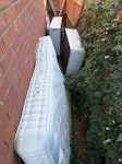 Double mattress and bases. Weather damaged double mattress and base. MK14 - removed for £57
