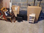 old heaters and garage junk Old electric heaters, old computer monitor, empty boxes plus miscellaneous garage junk BR6 - removed for £83