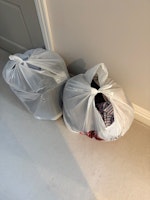 Old clothes, bric n brac collected by Perkins&Sons clearance &removals