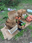 Solar install waste Wooden Pallet, boxes and other solar installation waste. Please DONT remove the stone weights on the palette. TW11 - removed for £88
