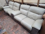 4 piece sofa modular 4 piece recliner sofa. each chair is disconnected for easier transport. NN4 - removed for £156