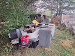 4chunks rubbish (see pictures) A large pile of various rubbish (furniture, mattresses, etc.) sits in front of the house. In the backyard, two large piles of rubbish (furniture, etc.) sit: one in front of the shed and the other behind it. The backyard also has remnants of a dry tree (which may need to be slightly cut for transport) to be disposed of.  QUOTE ONLY IF YOU ARE AVAILABLE ON THU22 AT MIDDAY RM10 - removed for £950