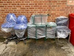 Chairs To Be Removed 304 -HALO0006197
5 Stools

4 chairs 

1 low table BS3 - removed for £147