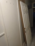 2 wood doors with a small hole I am on benefits and need a first floor assisted price. If they can offer a discount for a small two-door load. SE3 - removed for £64