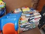 Books, toys, furniture Garage 1 - assorted furniture items, large cardboard packaging
Garage 2 - assorted books, assorted toys and miscellaneous items KT4 - removed for £357