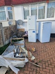 Fridges and smaller items Fridge, fridge freezer, some broken down wood and small items SE4 - removed for £130