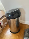 Waste from moving. 1x big bin (see picture) 
1x small wine shelf (see picture)
1x small wall lamp (see picture)
4x plastic shoe boxes (for three pairs each) 
1x old plastic box 
5x boxes with cardboard in it
23x flat moving boxes NW1 - removed for £104