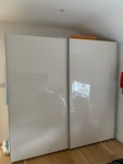 wardrobes x2 useable very good qoulity and need dismantle to collect . I have about 10 bin bags as well KT8 - removed for £156