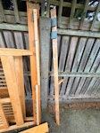 Dismantled double wooden bed. This is a dismantled dpuble wooden bed. Excellent condition so wood can be used again WD23 - removed for £71