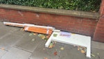 Single bed and mattress Single bed disassembled and a single mattress NW3 - removed for £97