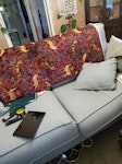3 seater sofa 3 seater sofa reusable 2 back cushions 2xseat cusions RH17 - removed for £91