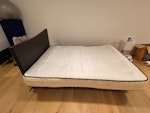 Bed frame plus mattress King size bed frame plus super king size mattress. Both are in good condition, just not needed W11 - removed for £91